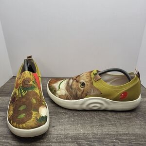 UIN Men's Walking Shoe Slip On Casual Fashion Sneaker Happy Fat Cat Sz 10 new